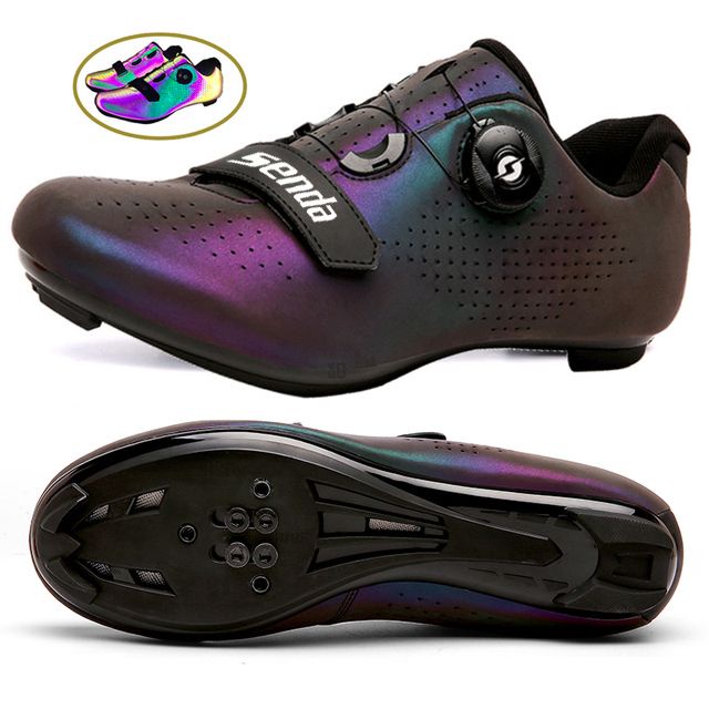 Cycling Cleats Shoes Road Bike MTB Breathable Bicycle Shoe Pedal speed