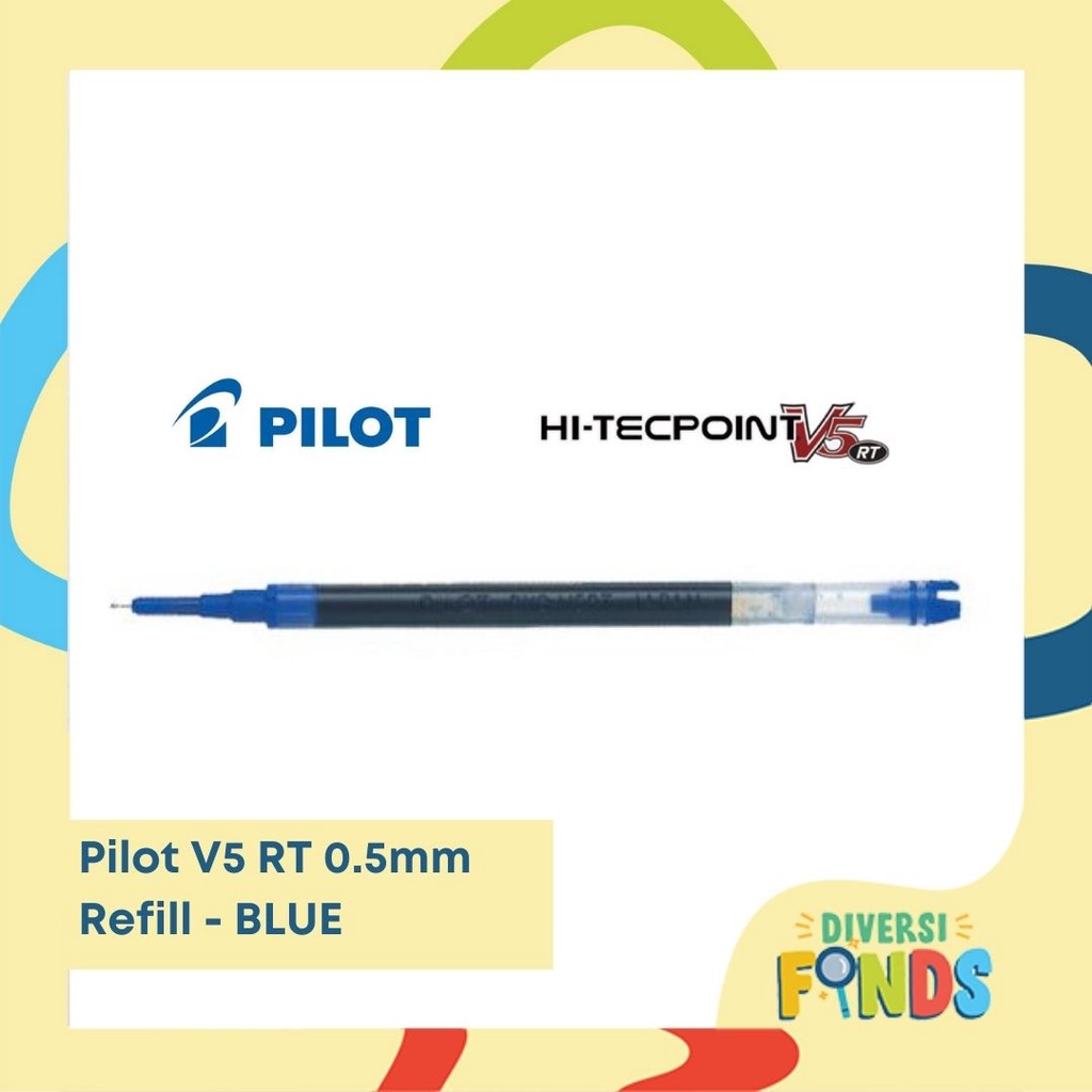 Pilot Hitecpoint V5 or V7 RT Roller Ballpen or Refill Pure Liquid Ink
