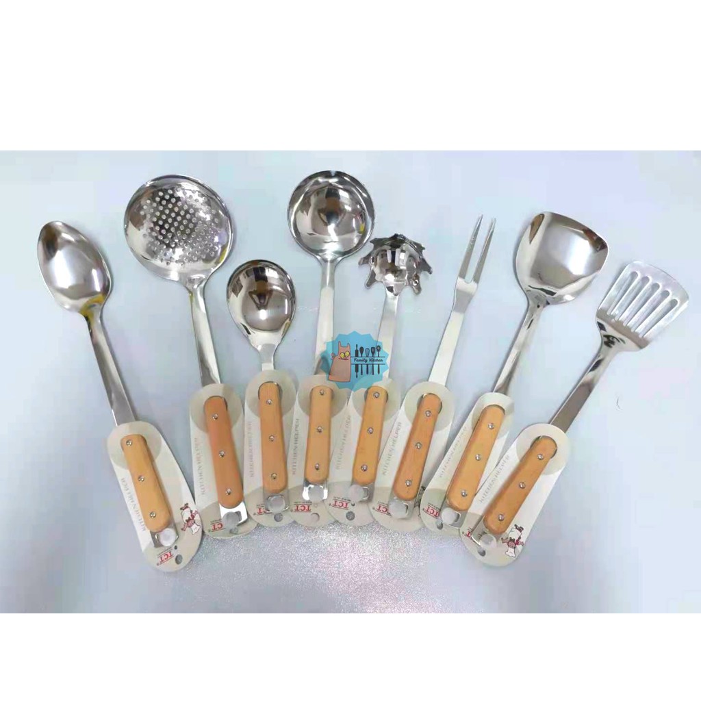 Cooking utensil ladle stainless steel soup ladle spaguitte ladle rice