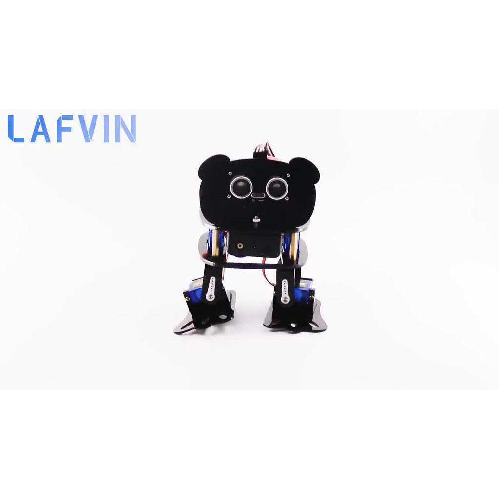 LAFVIN DIY 4-DOF Robot Kit Panda Robot for Arduino Nano with CD ...
