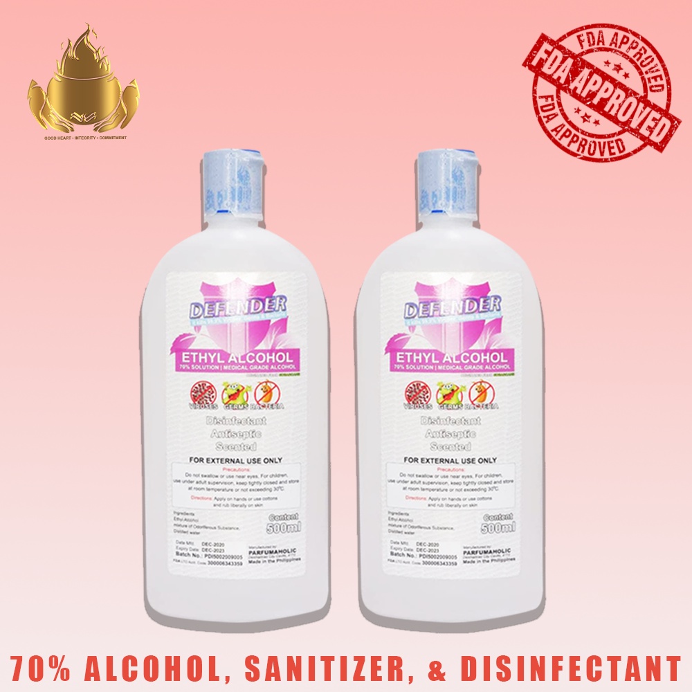 Defender Alcohol Ethyl and Isopropyl Shopee Philippines