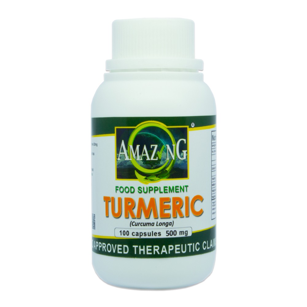 Turmeric CapsulesAmazing Food Supplement Turmeric 500mg Capsules