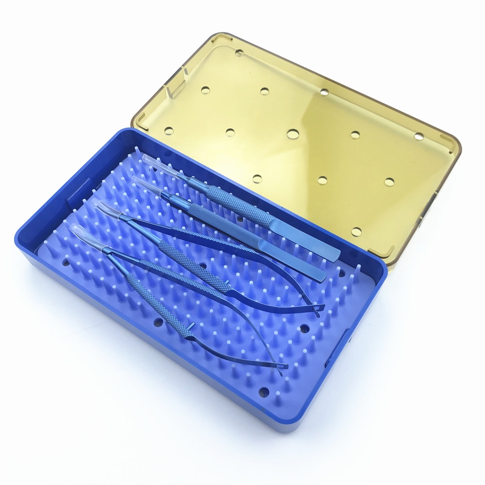 Pince à Fixation Titane 18cm - Instrument Ophtalmique ORL Micro Chirurgie