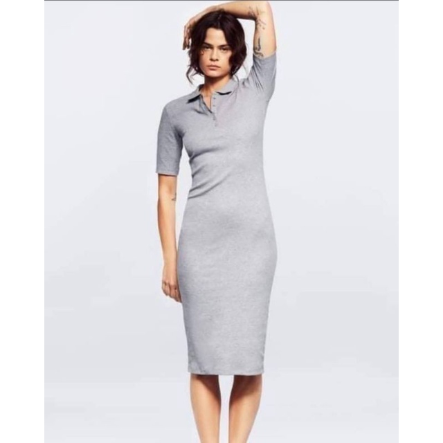 open lace back dress ZARA. Buttoned ribbed midi dress. Size m  Hibuy market