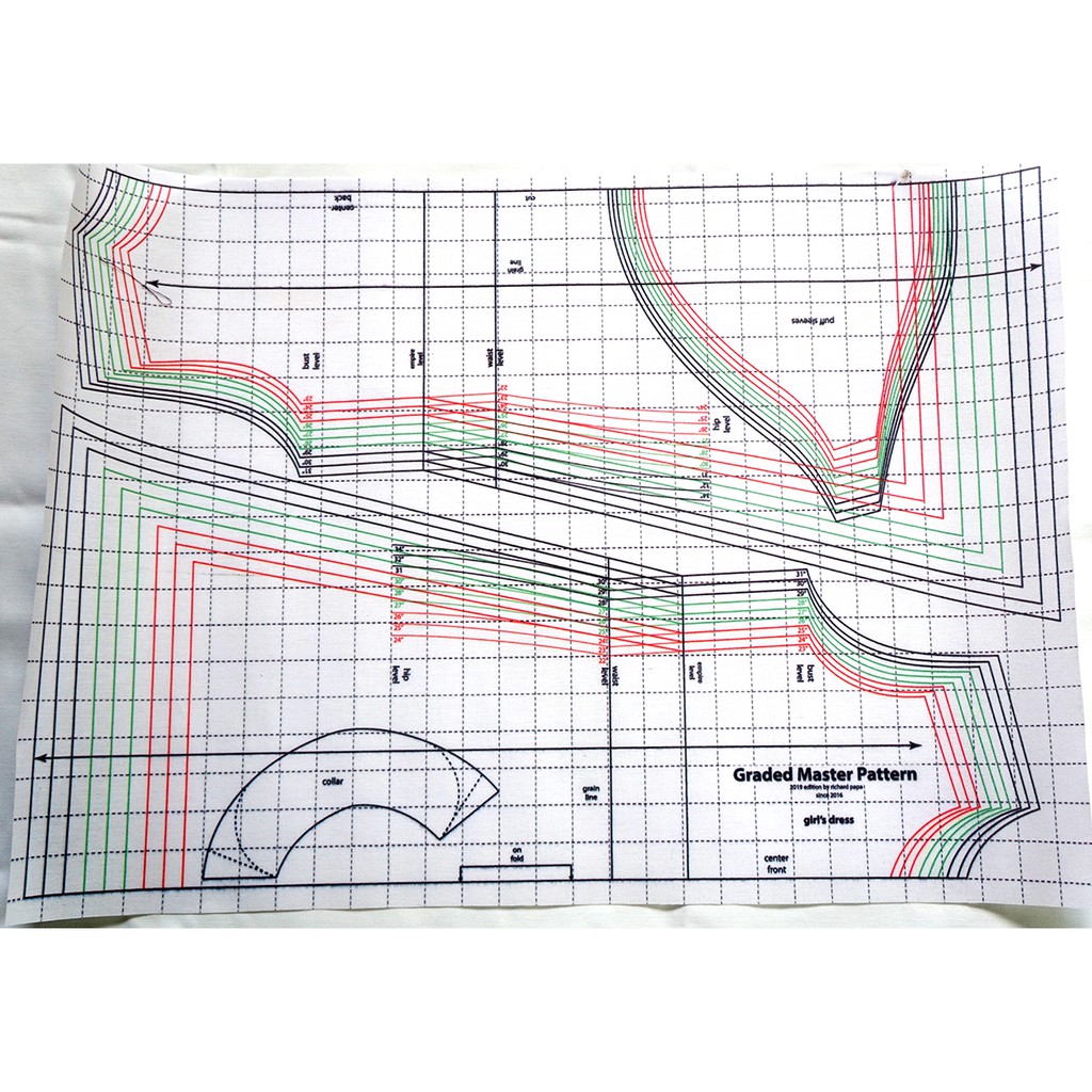Graded Master Pattern Little Girl | Shopee Philippines
