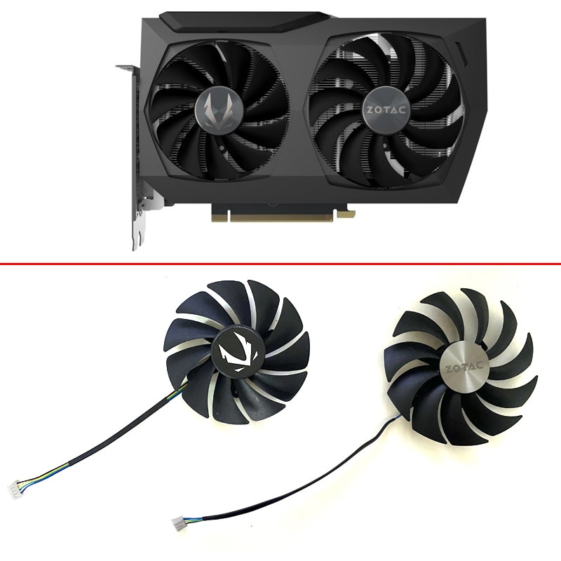 Cooling Fan For ZOTAC GeForce RTX 3070 Twin Edge RTX 3060 Twin Edge OC RTX  3060Ti 8GD6 HA 89MM CF9015H12S 4IN Graphics card fan