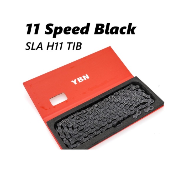 YBN 10/11/12 Speed Bicycle Chain SLA H11-TIG Gold Titanium coating