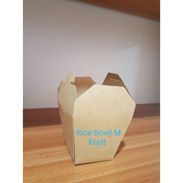 Rice Box M Kraft Chocolate 250 Gsm, Rice Container, Rice Box, Paper ...