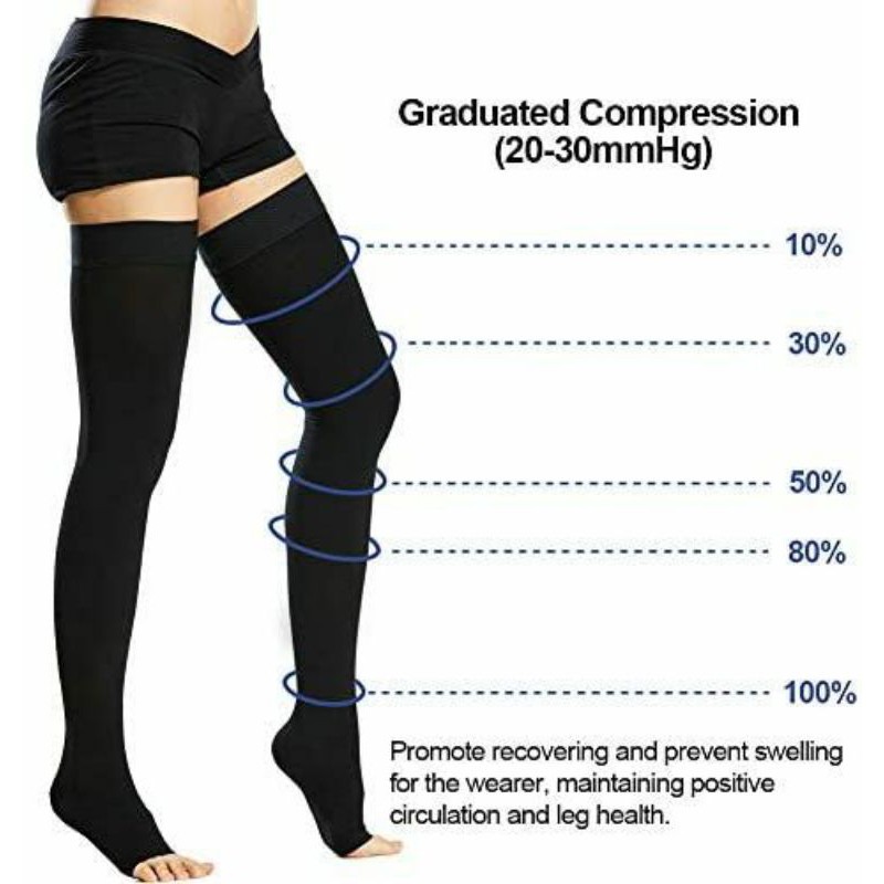 1Pair Compression Burn Fat Thin Super Sleeping Slimming Stockings Lady