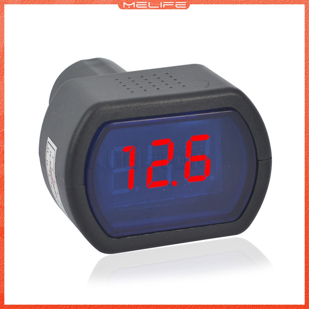 Digital Car Battery Voltage Meter LED Display Voltmeter Shopee Philippines