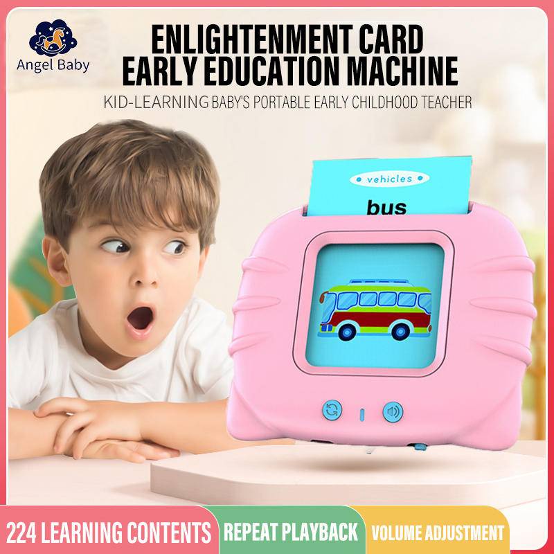 Portable Educational Toys Kids Card Machine Pronunciation Speaking ...