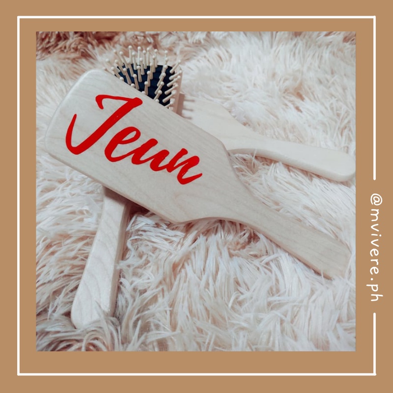 Customized Hairbrush | Wooden Hairbrush | Personalized Hairbrush ...