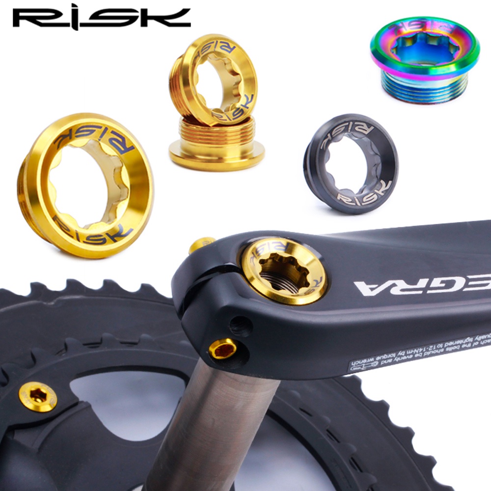 RISK M20X8mm Titanium Crankset Fixing Bolt Screw Mountain Bike ...