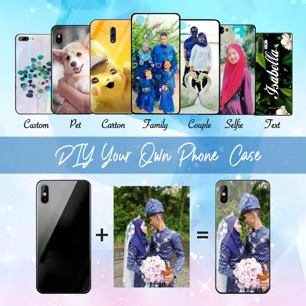 Compatible For Redmi Siries Phone Glass Case/DIY Phone Casing ...