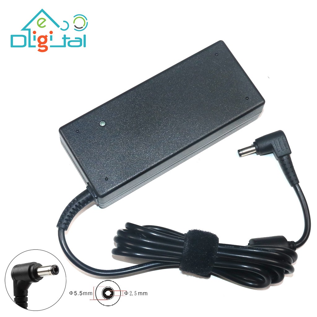 Chargeur 90W Pour PC Portable ASUS/Toshiba - Connecteur 5.5x2.5mm - 19V - Neuf Sous Emballage