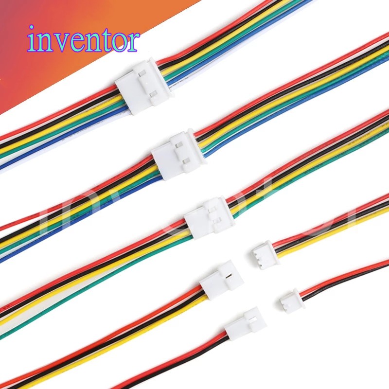 5pair Jst Wire Cable Connector Jst Ph 1.25mm 2 Pin Micro Male Female 