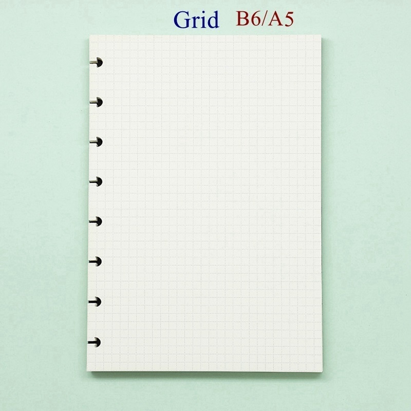 B6/A5/A4 Notebook Refill Sheets for DIY Notebook with 7/8/11 Mushroom ...