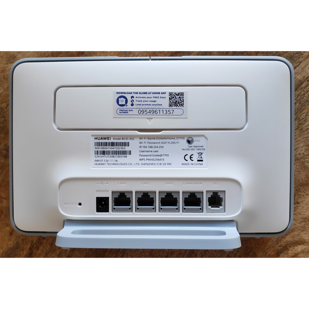LTE Advanced CAT 7 Globe at Home Wifi (B535 932 Modem) | Shopee Philippines