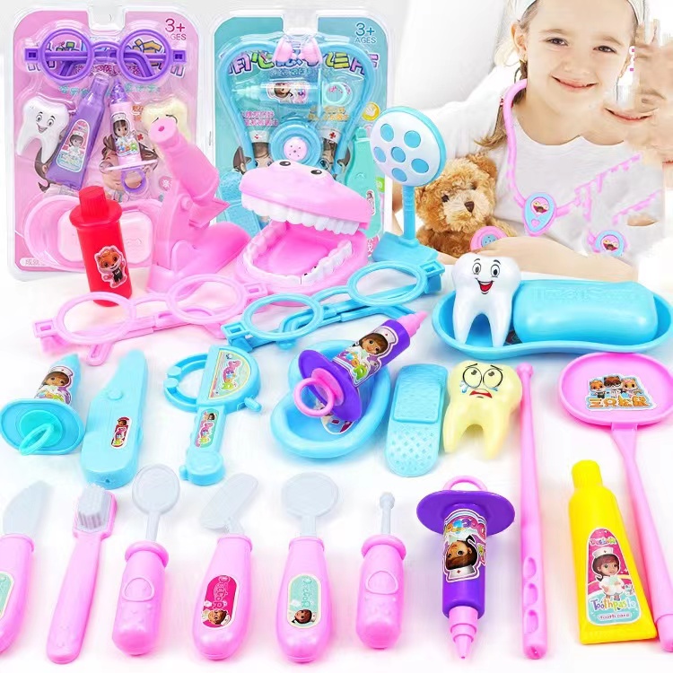 Kids baby doctor toy playset pretend play Medical tools box early