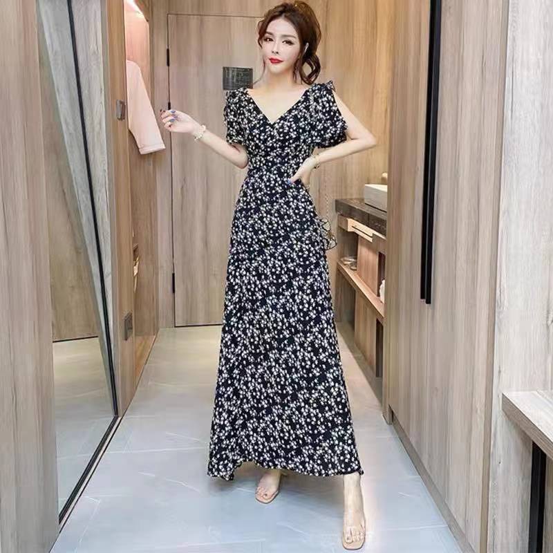 shopee beach dress Shop summer for Sale on Philippines Color:Ivory+Apricot Web Collection: Homecoming Modelyn Petite Women's Black