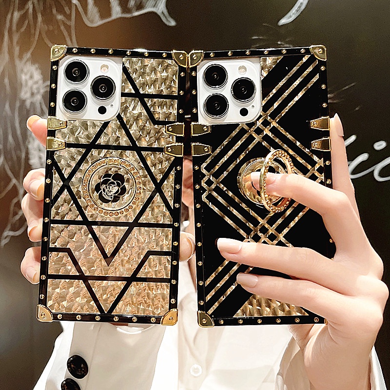 Casing Iphone X Xs Xr Pro Max S Plus Xsmax Pro Pro Pro Luxury Square