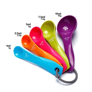 Spoons Rainbow Measuring Spoons And Cups, Made Of Plastic, Suitable For  Baking And Food Measuring Dry And Liquid Ingredients - Temu Philippines