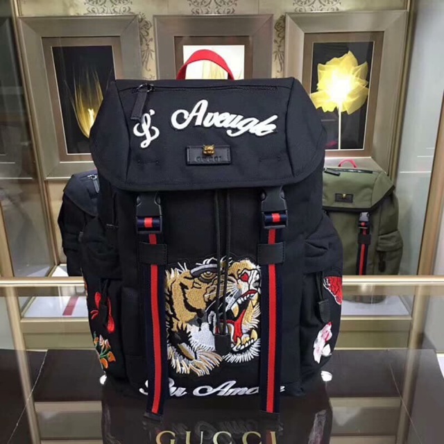 Tiger backpack online gucci