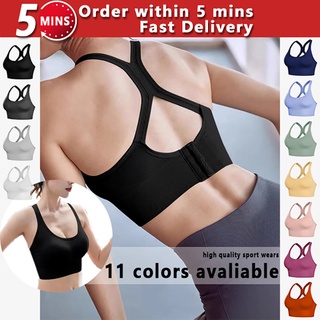 Buy Breathing Back Hole Sports Bra Shock-Proof Vest Fitness Bra Tank Top  Sports Running Tank Comfortable Sports Underwear Girls/Female Sports Bra  (Free Size 30 to 36) (White) at