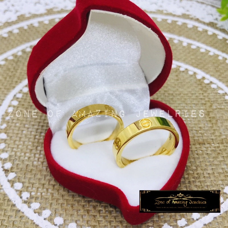 zoaj.ph Upgraded Love Ring Couple / Wedding Ring (SOLD PER PIECE ...