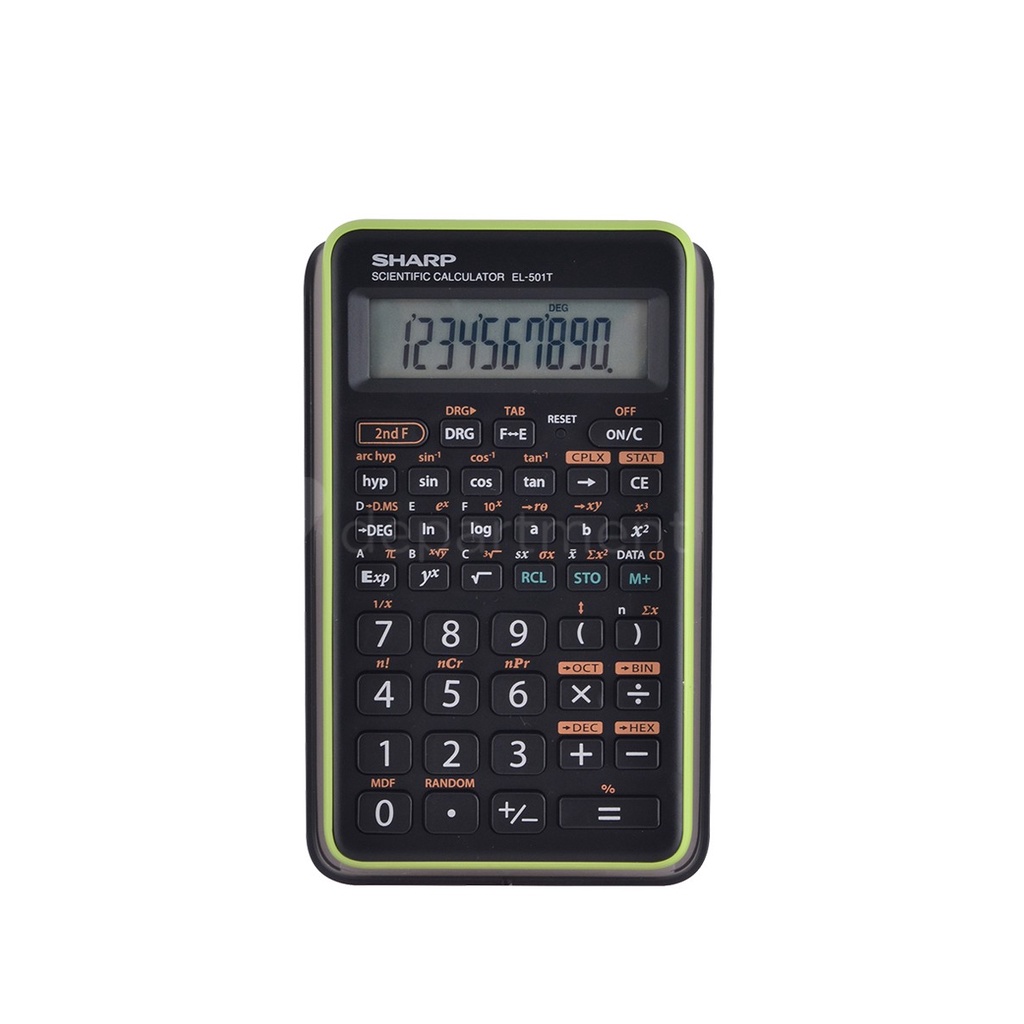 Sharp EL-501 X Calculatrice Scientifique Avec Entrée D.A.L Et Piles