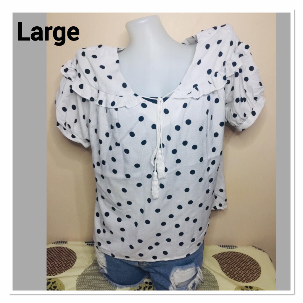 Korean Blouse Preloved Ukay From Bale Shopee Philippines