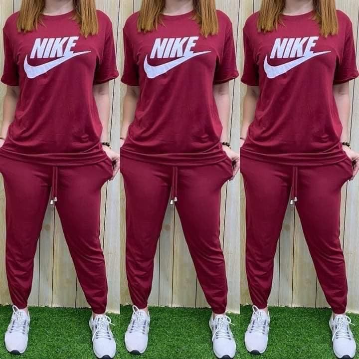 MISS A NIKE TERNO JOGGER PANTS WITH TSHIRT WOMENS FASHION