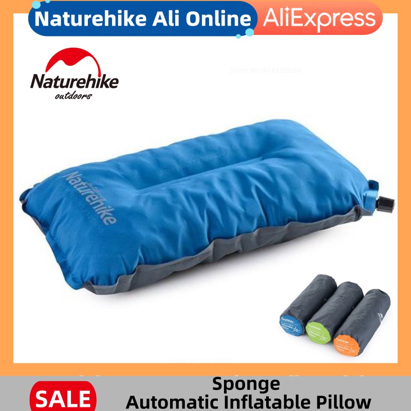 Naturehike New Self Inflating Pillow Sponge Ultralight Folding Compact