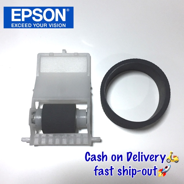 Epson Pickup Roller Rubber L1300 L1800 R1430 Me1100 R1800 1390 Rubber Paper Feeder Set Shopee 6897