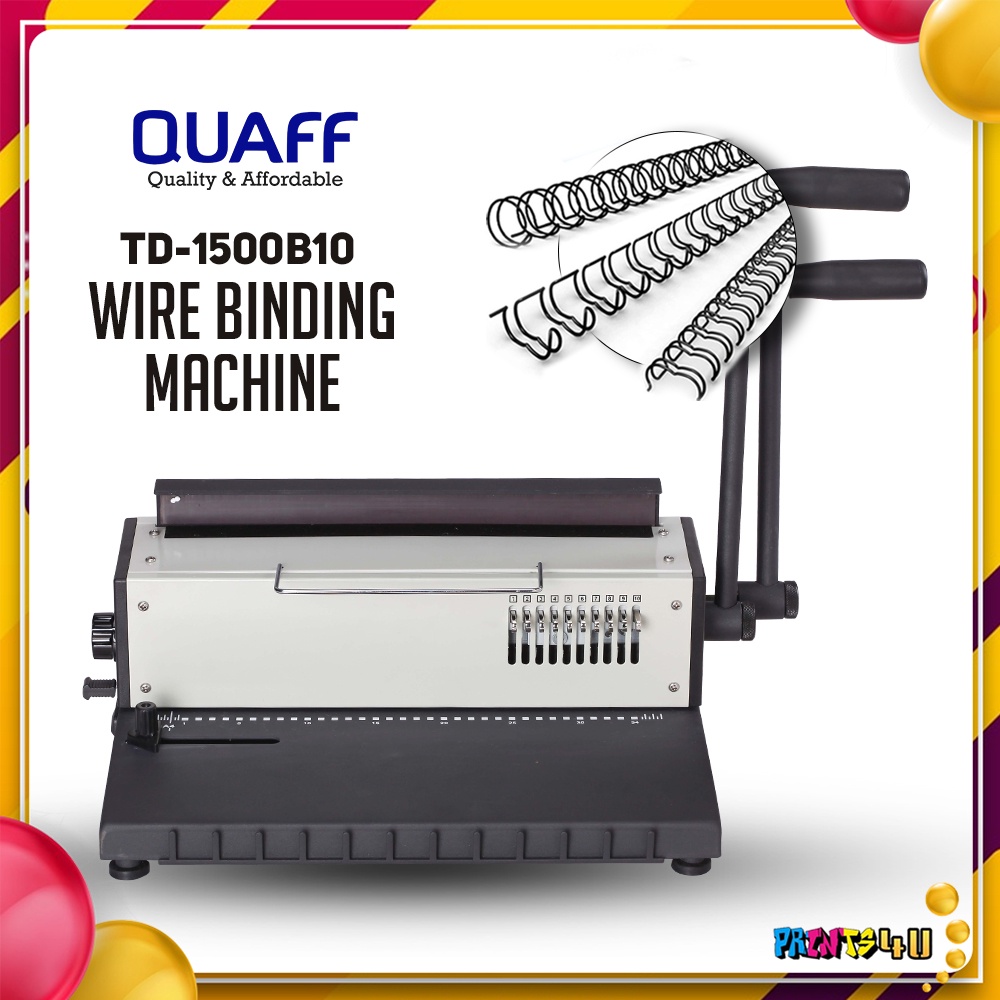 Quaff Binding Machine A4 Size Heavy Duty Binder Shopee Philippines