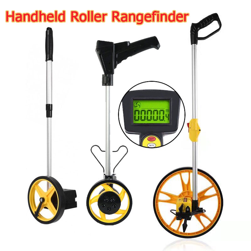 Road length counter Handheld Wheel Range Finder Foldable Mechanical ...