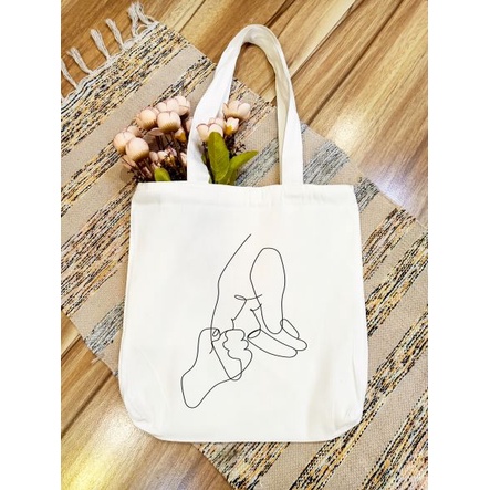 Tote bag aesthetic shopee shop