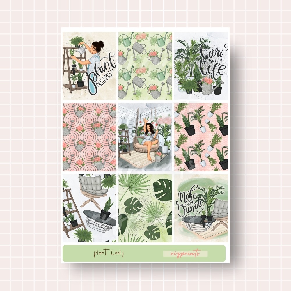 Plant Stickers for Journal Plant Sticker for Planner Plant Sticker