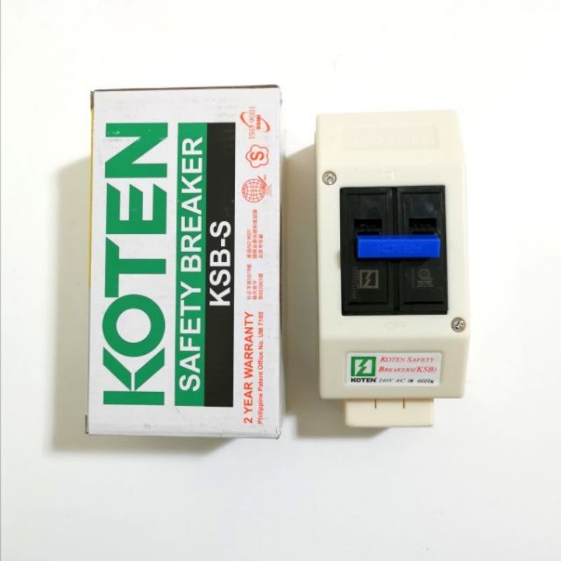Royu / Koten Safety Circuit Breaker With Cover & Outlet Aircon Breaker ...