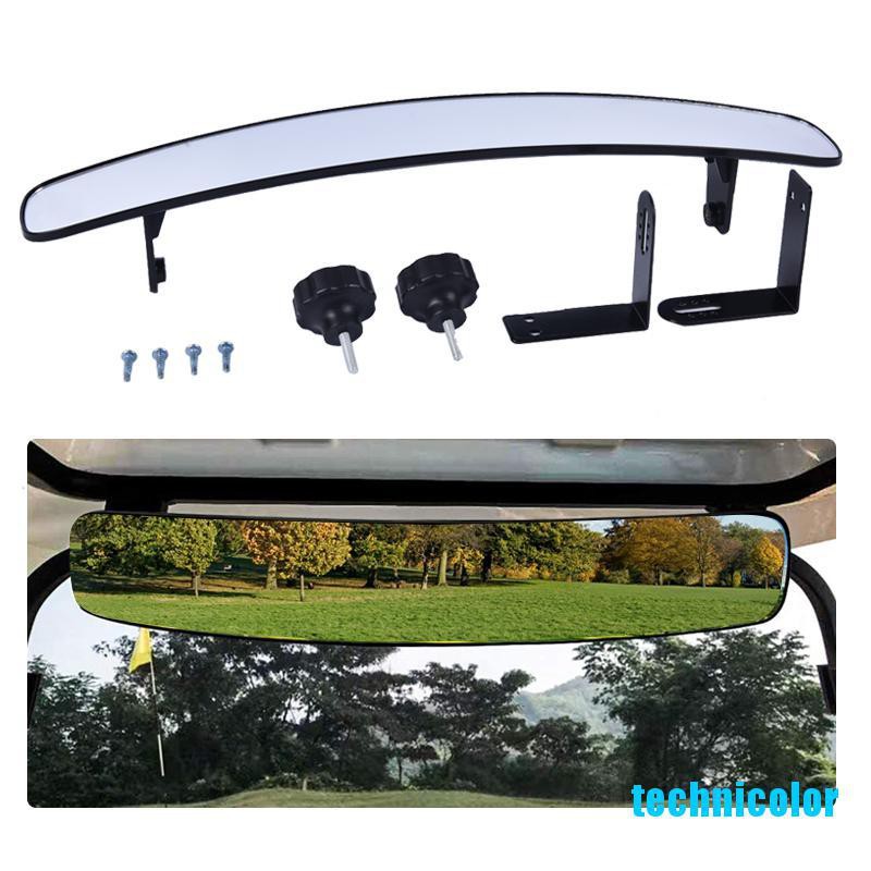 TCPH Golf Cart Rear View Mirror, 180 Degree Rear View Mirror 16.5 ...