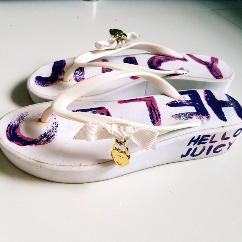 JUICY COUTURE slippers size 6 Shopee Philippines