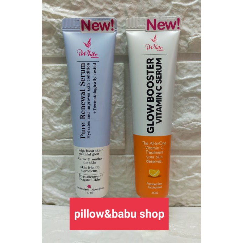 Iwhite Korea Pure Renewal or Glow Booster Vitamin C Serum 40ml Shopee Philippines