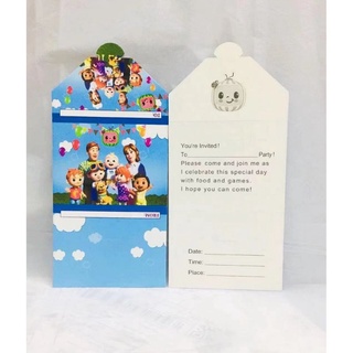 Shop cocomelon invitation card for Sale on Shopee Philippines