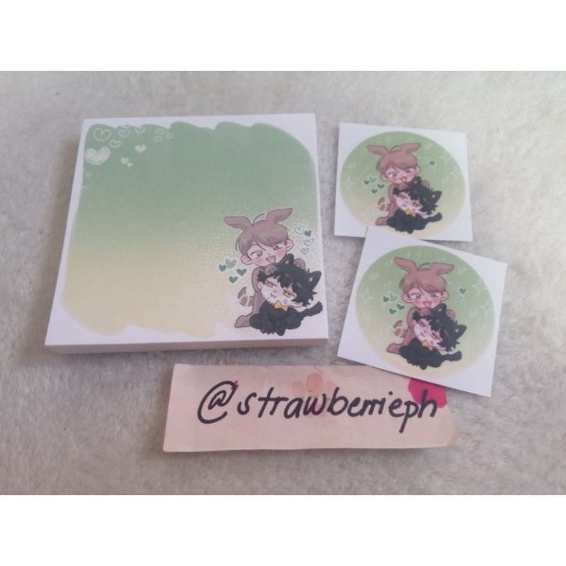 Arashi Aiba X Ninomiya Memopad Sticker Shopee Philippines