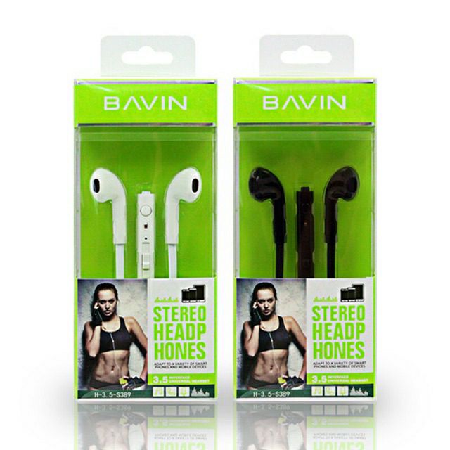 Bavin headset ultra flexible and not tie the flat wire Shopee