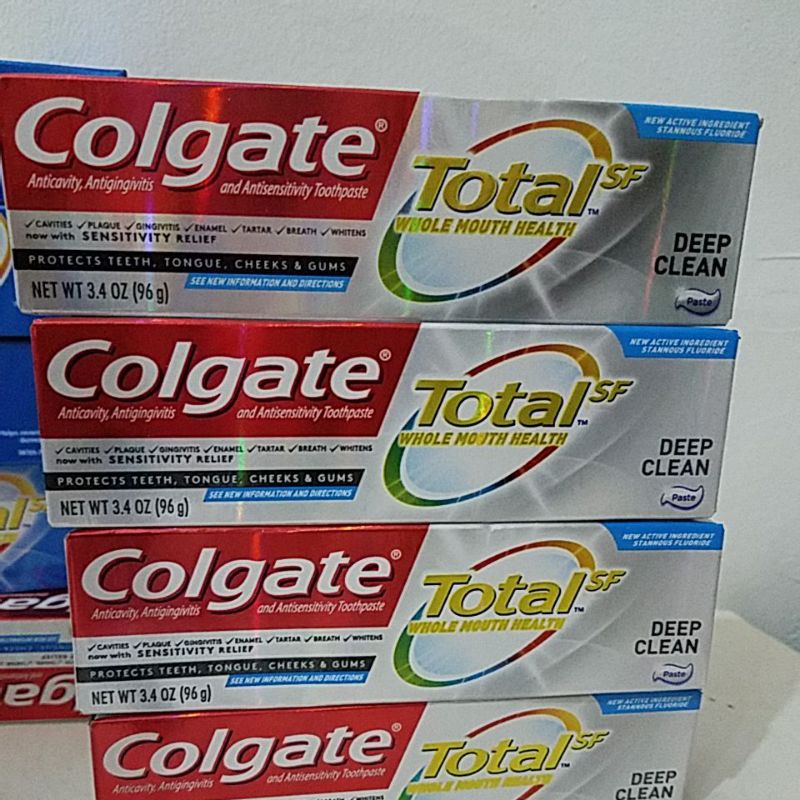 Colgate Total Whitening Toothpaste with Stannous Fluoride Sensitivity ...