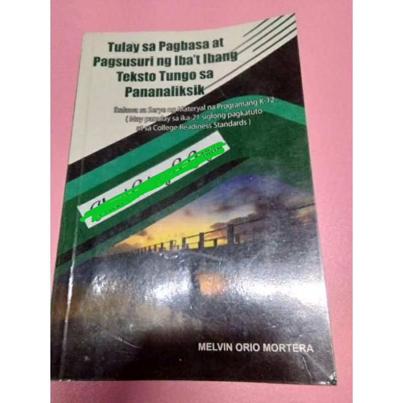 Tulay Sa Pagbasa At Pagsusuri Ng Ibat Ibang Teksto Tungo Sa Pananaliksik Used Shs Book Shopee 2616