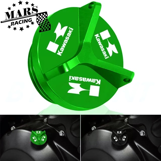 CNC Billet Aluminum Oil Filler Cap For Kawasaki Ninja 1000, Versys 650, Z800 – Anodized