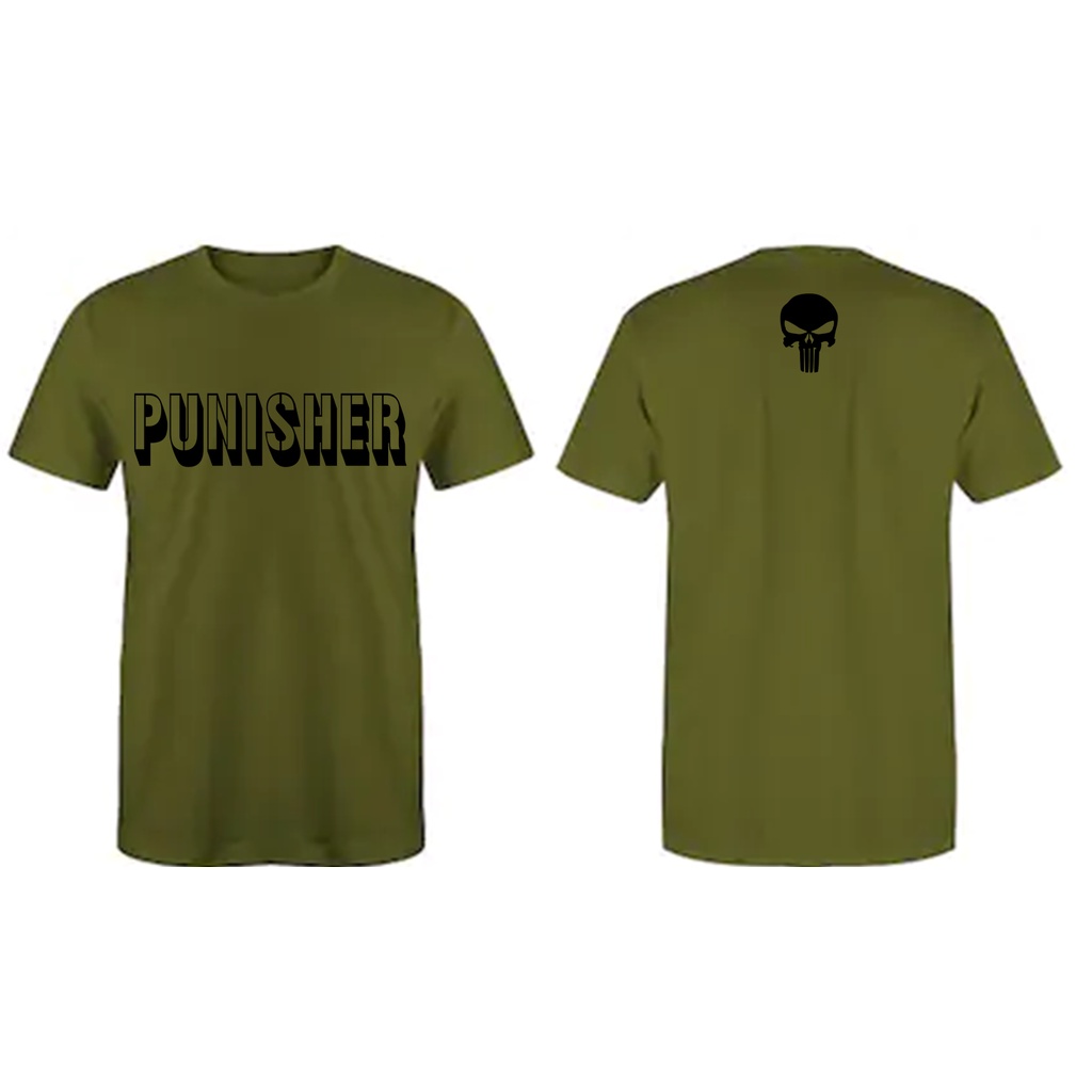 ACTIVE DRY TSHIRT PUNISHER DESIGN p2 Shopee Philippines