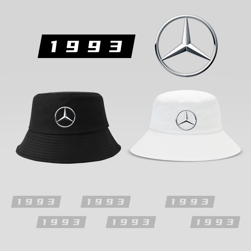 MercedesBenz Cap Bucket Hat Car logo Cap Sun Hat Fisherman Hat For Men